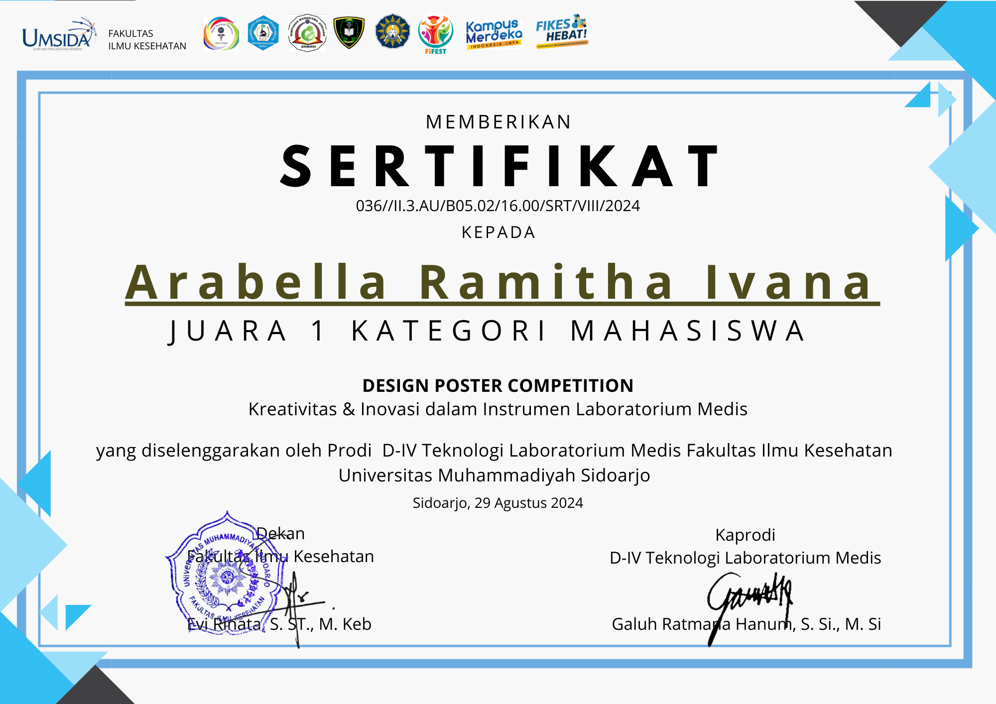Juara I Design Poster Competition